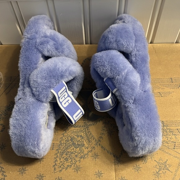 Ugg Oh Yeah Fluff Slide Slipper Size 7 NEW - Picture 3 of 13